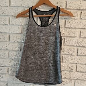 Adidas Women's Heathered Gray Tank Top Size Small